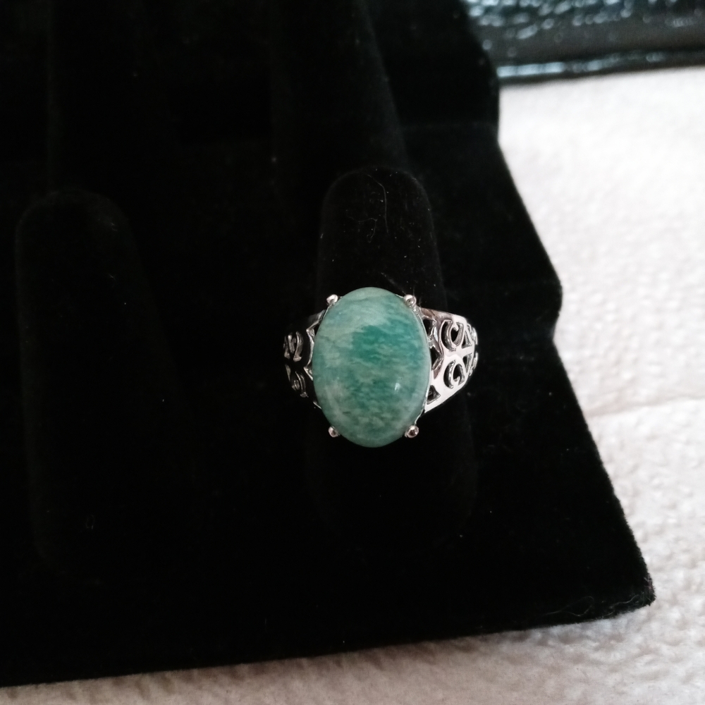 Amazonite Ring - image 1